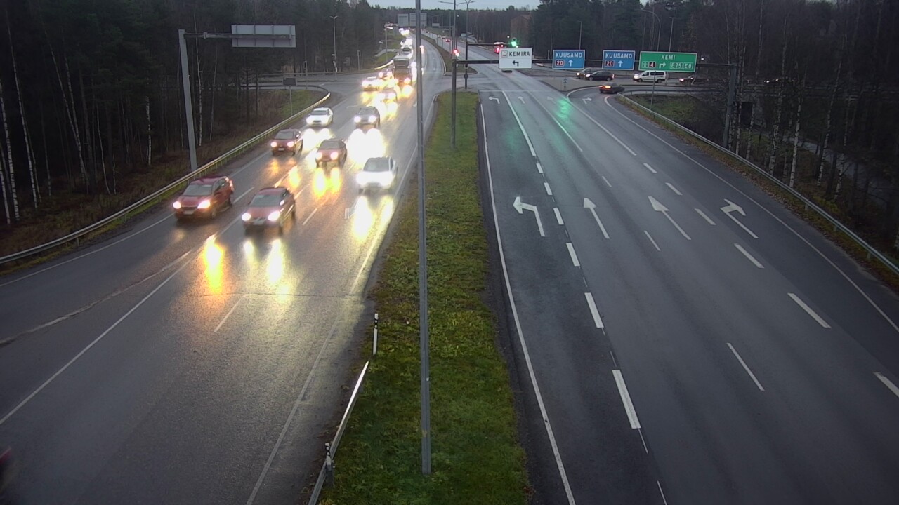 Weather Camera Image Road 4 Oulu, Laanila, Oulu, Pohjois-Pohjanmaa