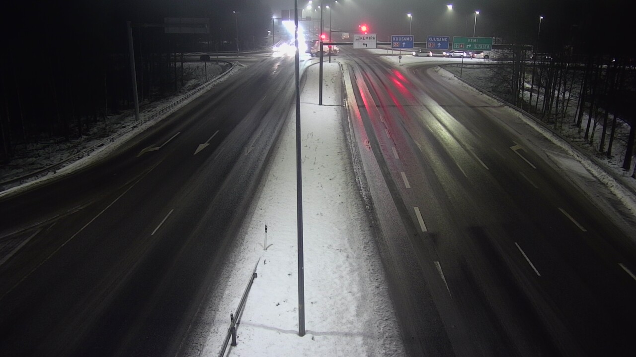 Weather Camera Image Väg 4 Uleåborg, Laanila, Oulu, Pohjois-Pohjanmaa