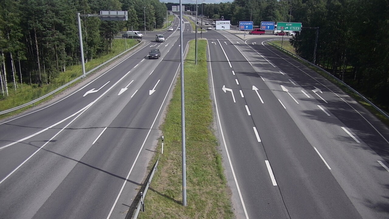 Kelikamerat Kuva Tie 4 Oulu, Laanila, Oulu, Pohjois-Pohjanmaa