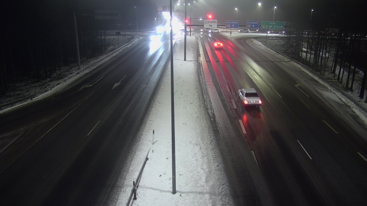 Weather Camera Image Väg 4 Uleåborg, Laanila, Oulu, Pohjois-Pohjanmaa