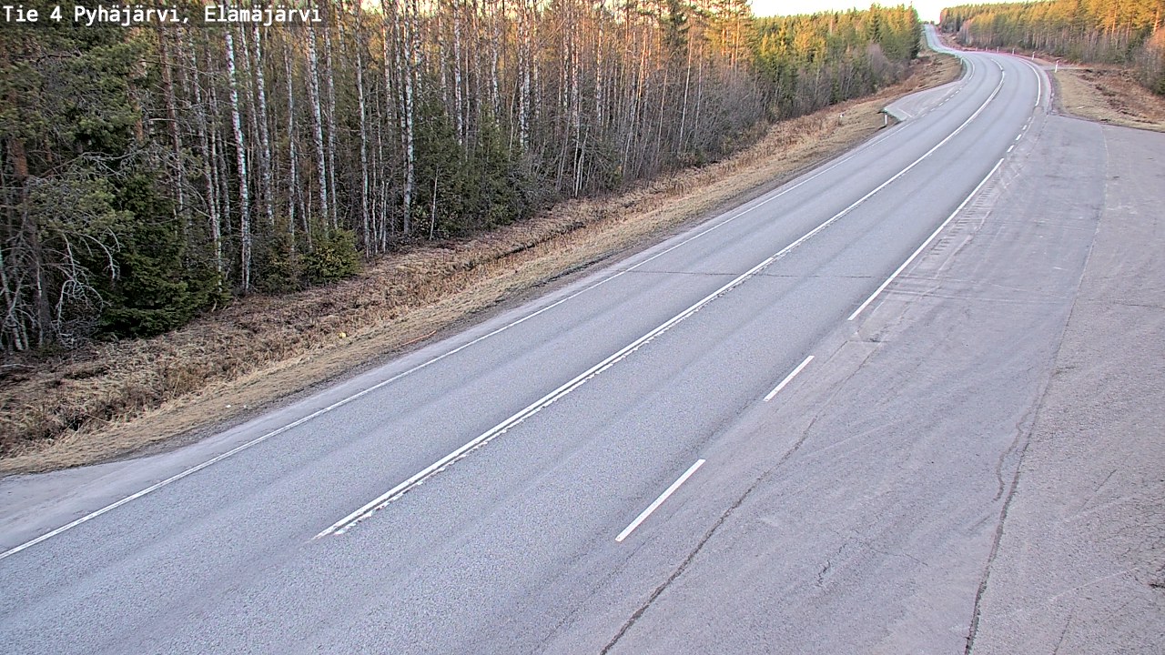 Kelikamerat Kuva Tie 4 Pyhäjärvi, Elämäjärvi, Pyhäjärvi, Pohjois-Pohjanmaa
