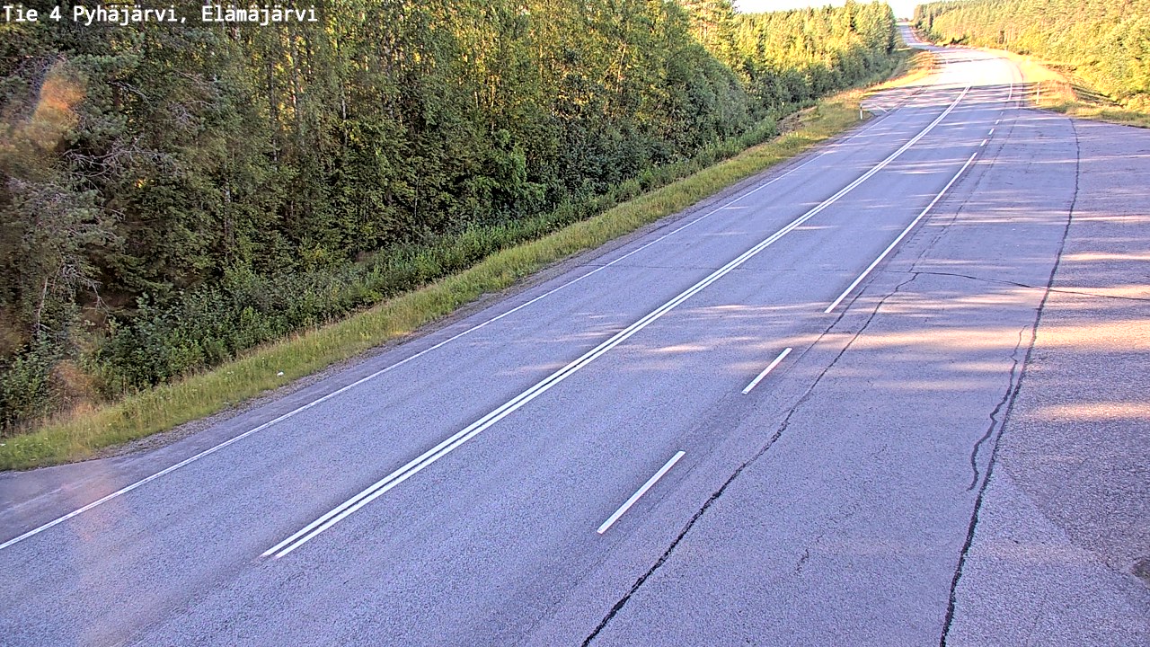 Kelikamerat Kuva Tie 4 Pyhäjärvi, Elämäjärvi, Pyhäjärvi, Pohjois-Pohjanmaa