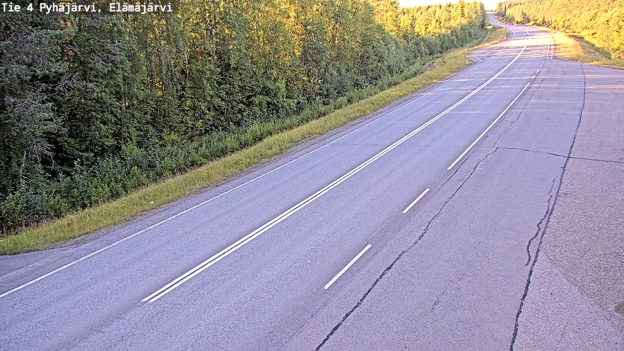 Kelikamerat Kuva Tie 4 Pyhäjärvi, Elämäjärvi, Pyhäjärvi, Pohjois-Pohjanmaa