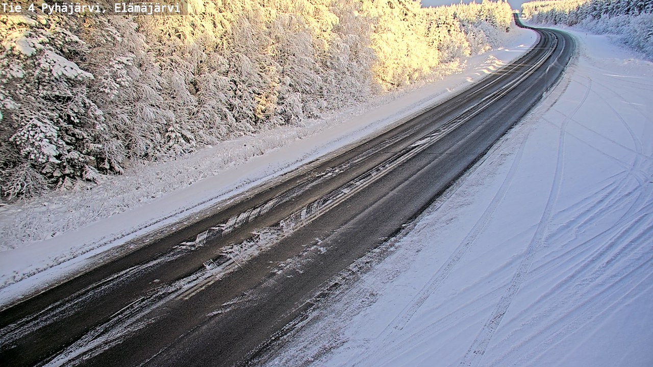Kelikamerat Kuva Tie 4 Pyhäjärvi, Elämäjärvi, Pyhäjärvi, Pohjois-Pohjanmaa