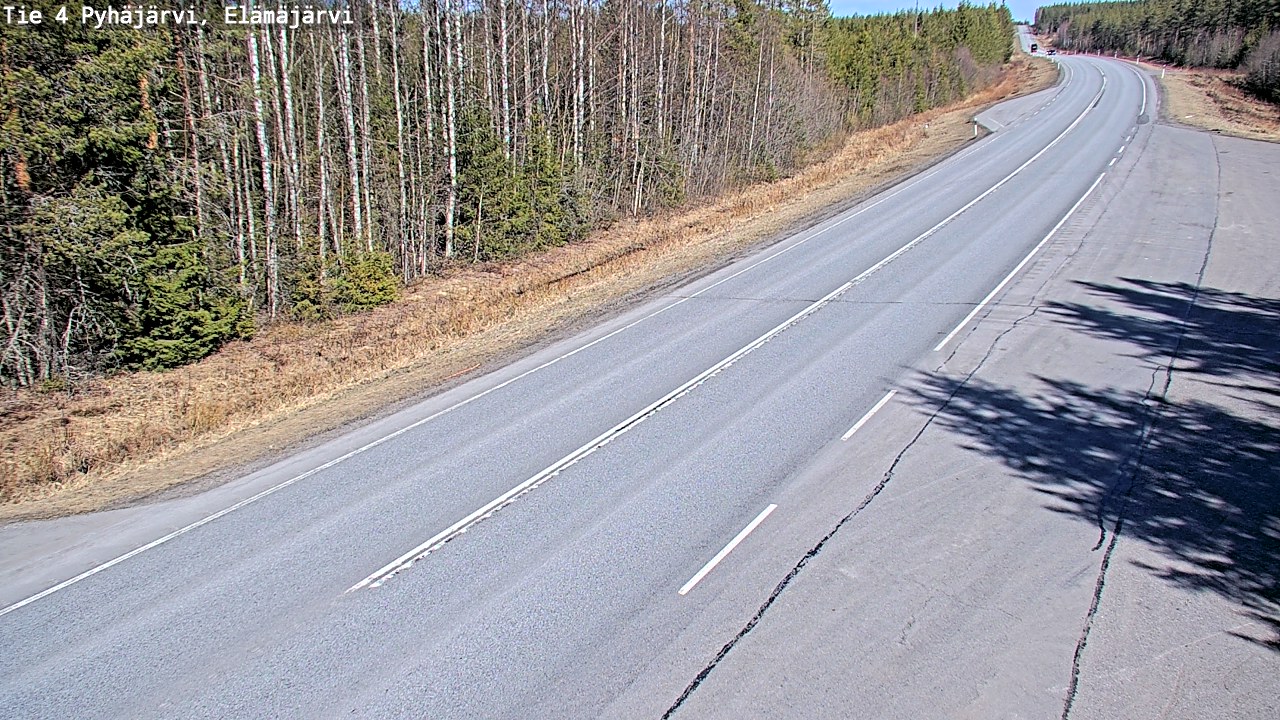 Kelikamerat Kuva Tie 4 Pyhäjärvi, Elämäjärvi, Pyhäjärvi, Pohjois-Pohjanmaa