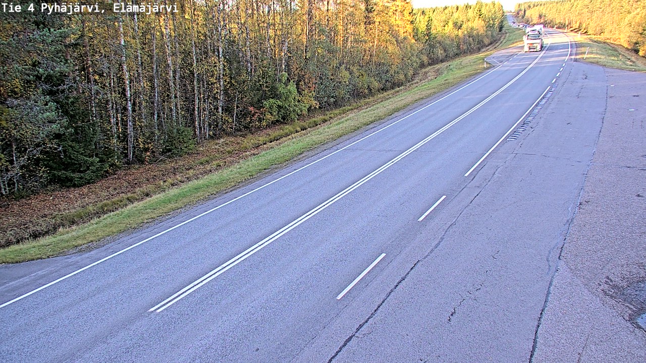 Kelikamerat Kuva Tie 4 Pyhäjärvi, Elämäjärvi, Pyhäjärvi, Pohjois-Pohjanmaa