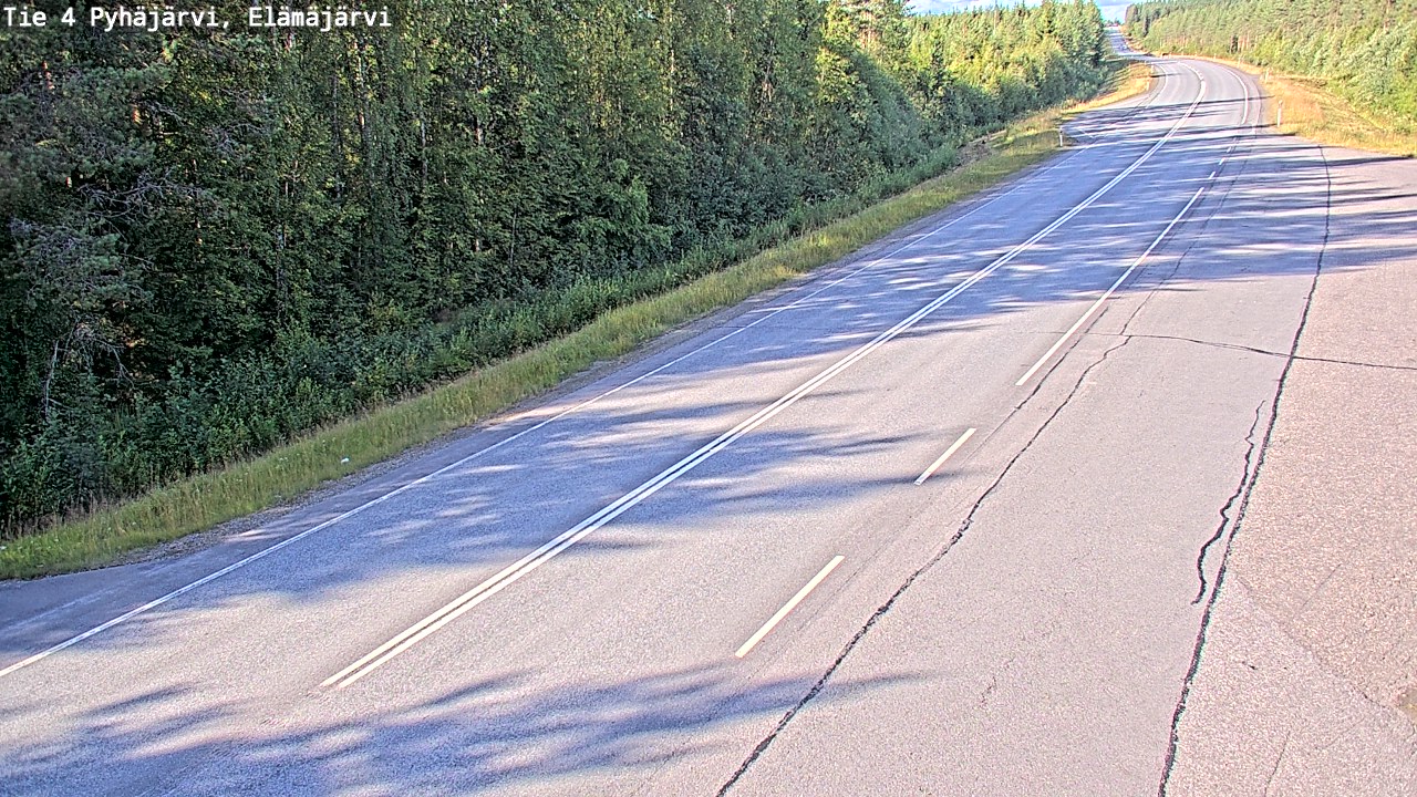 Kelikamerat Kuva Tie 4 Pyhäjärvi, Elämäjärvi, Pyhäjärvi, Pohjois-Pohjanmaa