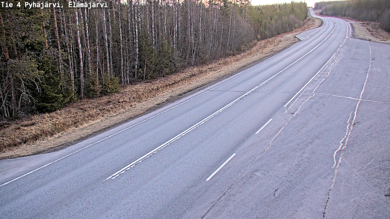 Kelikamerat Kuva Tie 4 Pyhäjärvi, Elämäjärvi, Pyhäjärvi, Pohjois-Pohjanmaa