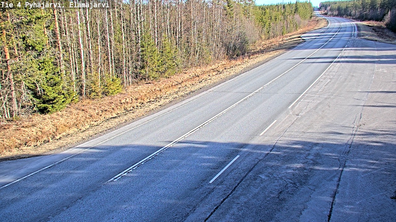 Kelikamerat Kuva Tie 4 Pyhäjärvi, Elämäjärvi, Pyhäjärvi, Pohjois-Pohjanmaa