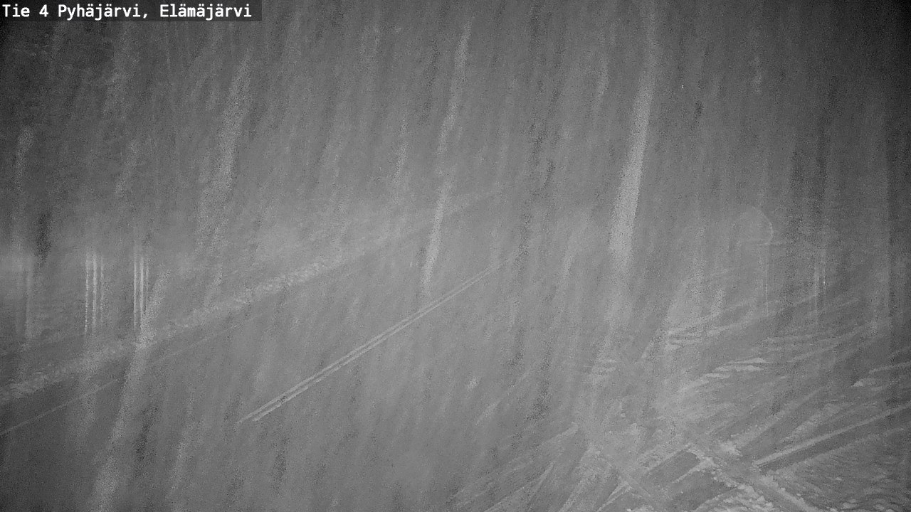 Weather Camera Image Väg 4 Pyhäjärvi, Elämäjärvi, Pyhäjärvi, Pohjois-Pohjanmaa