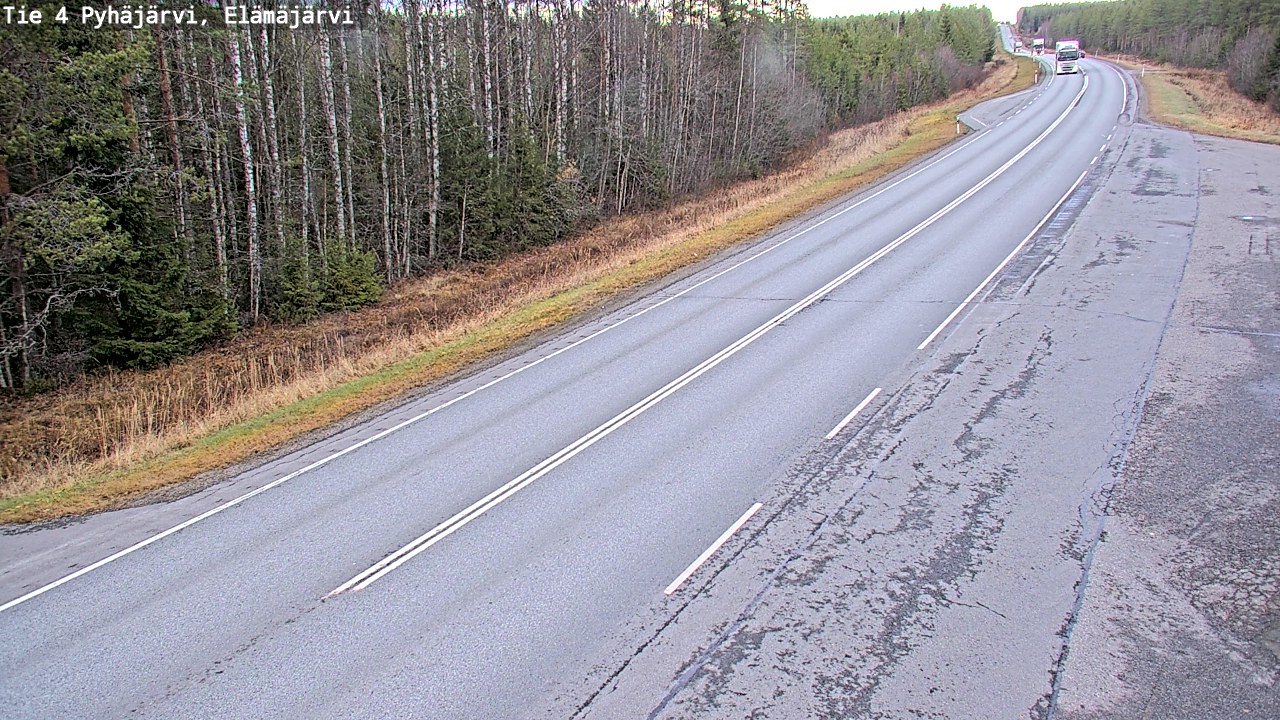 Kelikamerat Kuva Tie 4 Pyhäjärvi, Elämäjärvi, Pyhäjärvi, Pohjois-Pohjanmaa