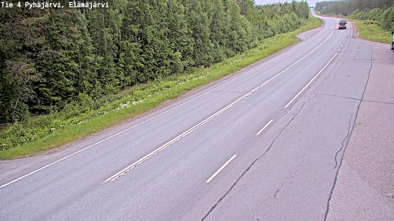Kelikamerat Kuva Tie 4 Pyhäjärvi, Elämäjärvi, Pyhäjärvi, Pohjois-Pohjanmaa