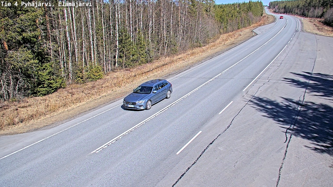 Kelikamerat Kuva Tie 4 Pyhäjärvi, Elämäjärvi, Pyhäjärvi, Pohjois-Pohjanmaa