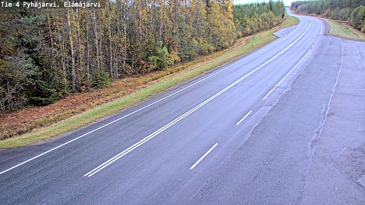 Kelikamerat Kuva Tie 4 Pyhäjärvi, Elämäjärvi, Pyhäjärvi, Pohjois-Pohjanmaa