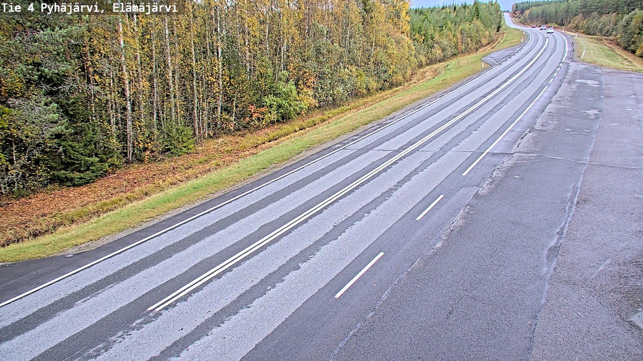 Kelikamerat Kuva Tie 4 Pyhäjärvi, Elämäjärvi, Pyhäjärvi, Pohjois-Pohjanmaa