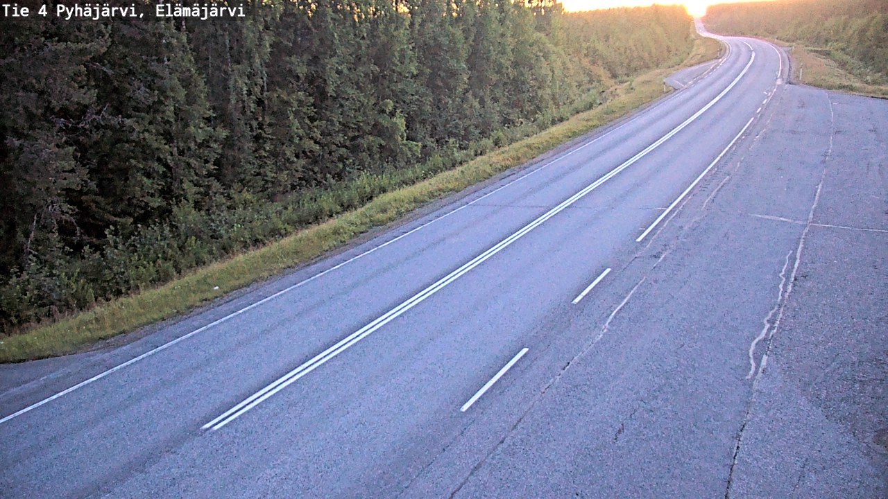 Kelikamerat Kuva Tie 4 Pyhäjärvi, Elämäjärvi, Pyhäjärvi, Pohjois-Pohjanmaa