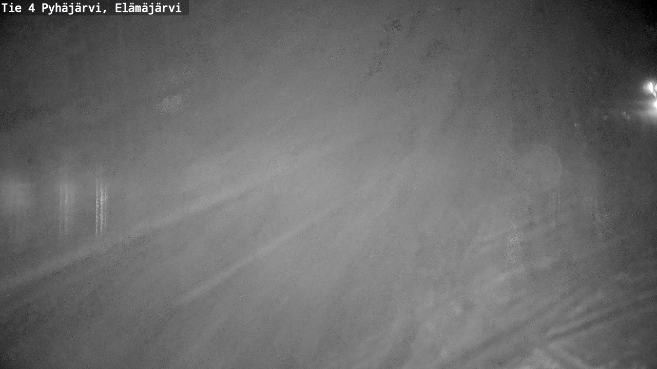 Weather Camera Image Väg 4 Pyhäjärvi, Elämäjärvi, Pyhäjärvi, Pohjois-Pohjanmaa