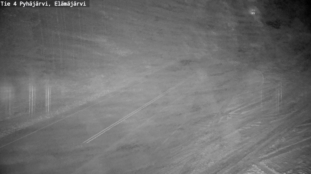 Weather Camera Image Väg 4 Pyhäjärvi, Elämäjärvi, Pyhäjärvi, Pohjois-Pohjanmaa