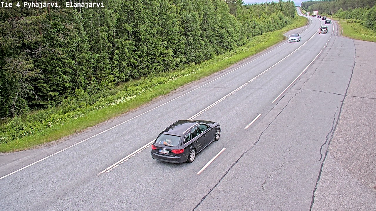 Kelikamerat Kuva Tie 4 Pyhäjärvi, Elämäjärvi, Pyhäjärvi, Pohjois-Pohjanmaa
