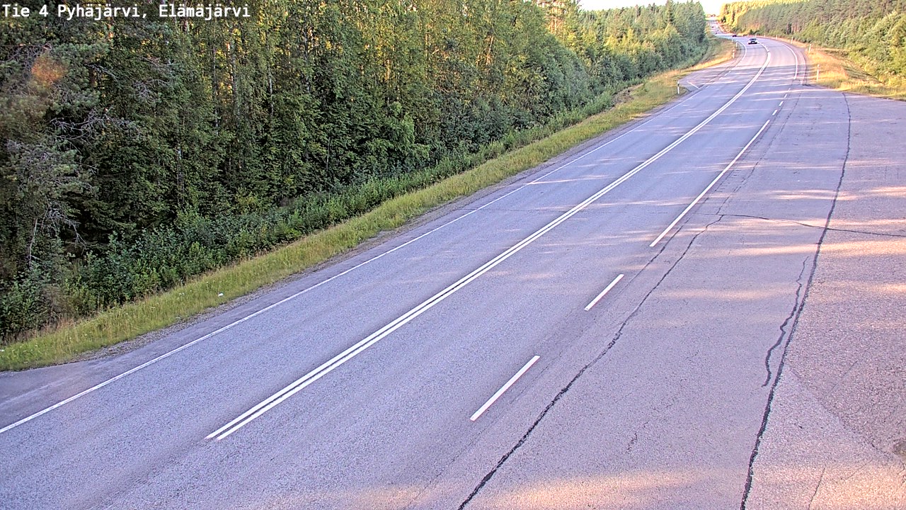 Kelikamerat Kuva Tie 4 Pyhäjärvi, Elämäjärvi, Pyhäjärvi, Pohjois-Pohjanmaa