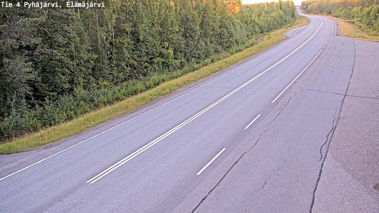 Kelikamerat Kuva Tie 4 Pyhäjärvi, Elämäjärvi, Pyhäjärvi, Pohjois-Pohjanmaa