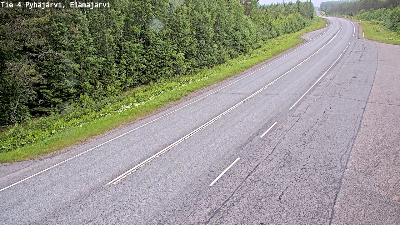 Kelikamerat Kuva Tie 4 Pyhäjärvi, Elämäjärvi, Pyhäjärvi, Pohjois-Pohjanmaa