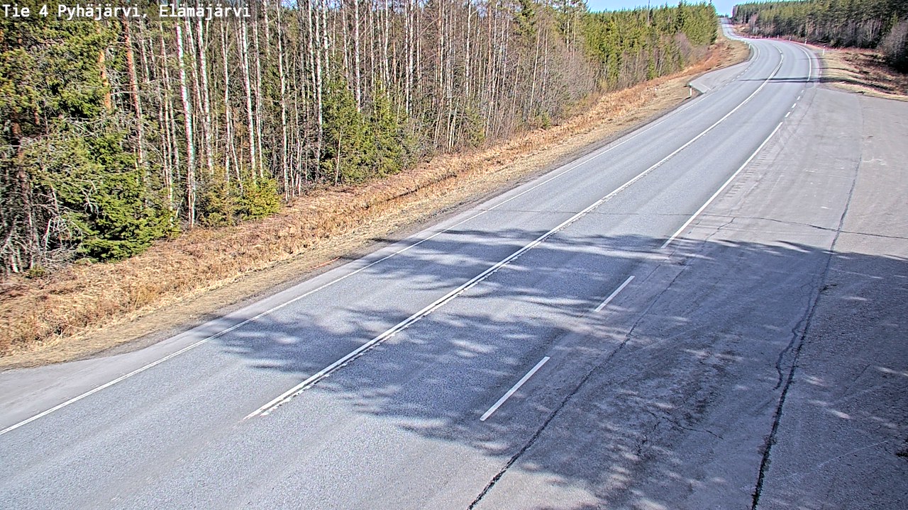 Kelikamerat Kuva Tie 4 Pyhäjärvi, Elämäjärvi, Pyhäjärvi, Pohjois-Pohjanmaa
