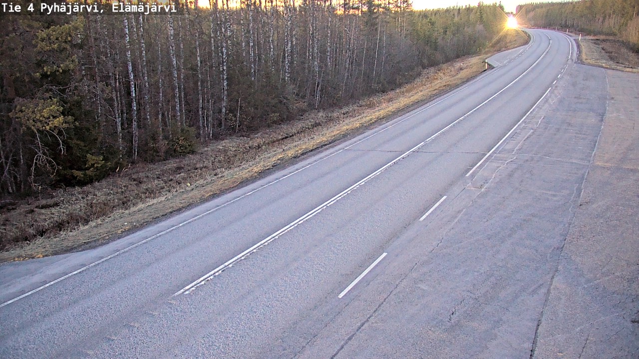 Kelikamerat Kuva Tie 4 Pyhäjärvi, Elämäjärvi, Pyhäjärvi, Pohjois-Pohjanmaa