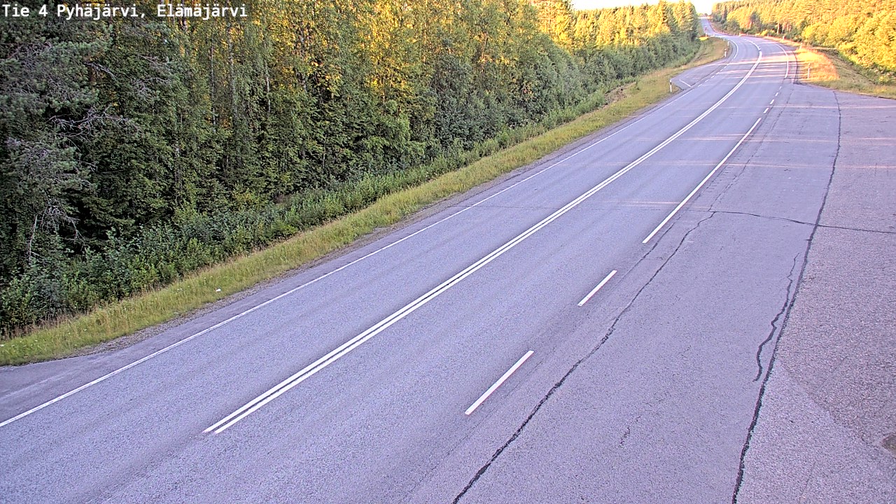 Kelikamerat Kuva Tie 4 Pyhäjärvi, Elämäjärvi, Pyhäjärvi, Pohjois-Pohjanmaa
