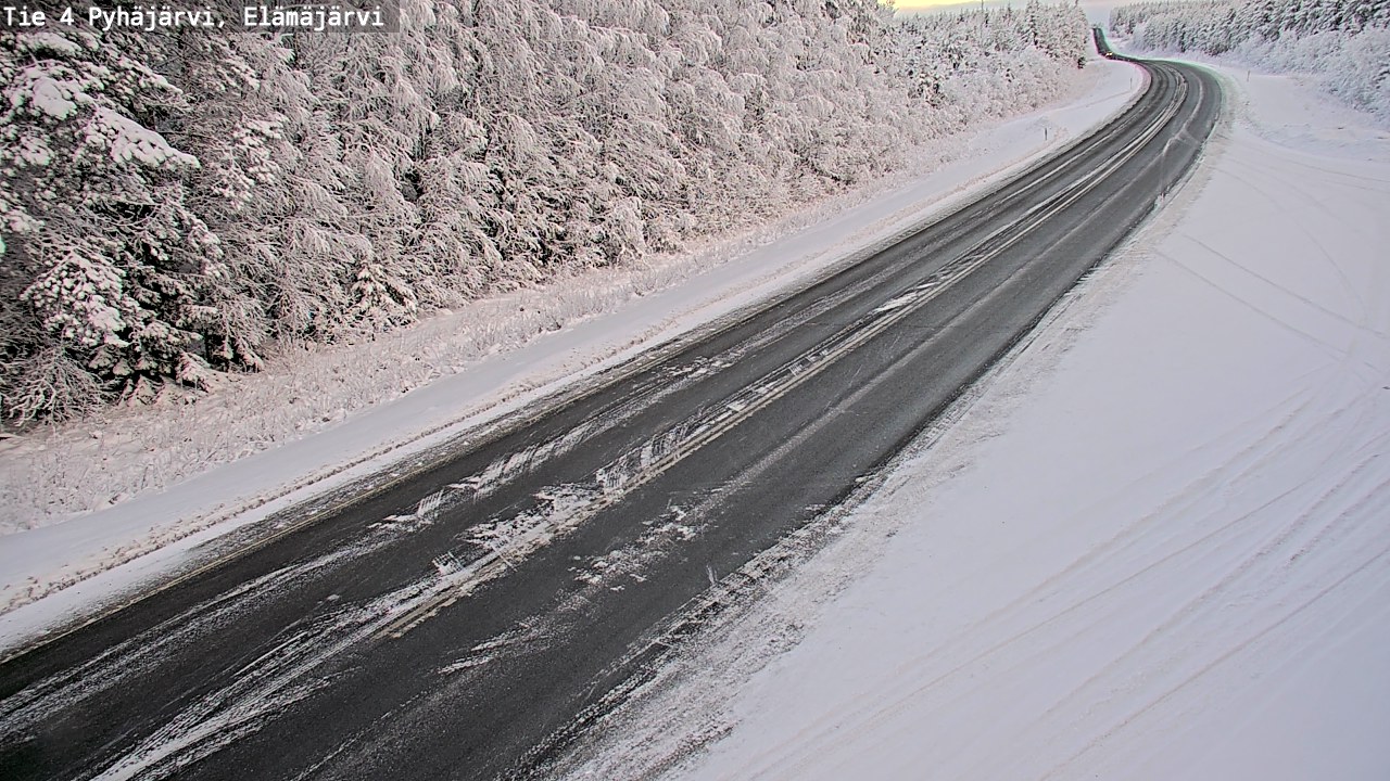 Kelikamerat Kuva Tie 4 Pyhäjärvi, Elämäjärvi, Pyhäjärvi, Pohjois-Pohjanmaa