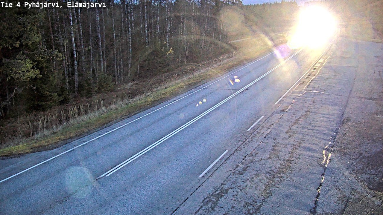 Kelikamerat Kuva Tie 4 Pyhäjärvi, Elämäjärvi, Pyhäjärvi, Pohjois-Pohjanmaa
