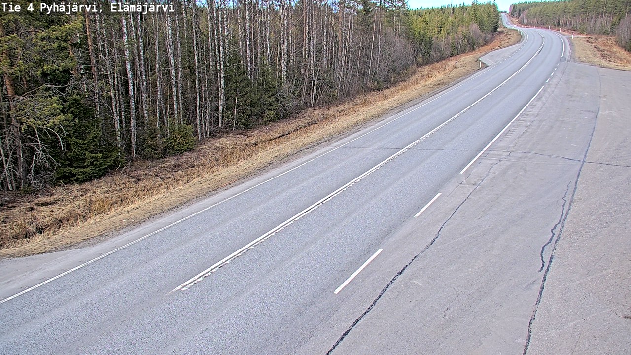Kelikamerat Kuva Tie 4 Pyhäjärvi, Elämäjärvi, Pyhäjärvi, Pohjois-Pohjanmaa