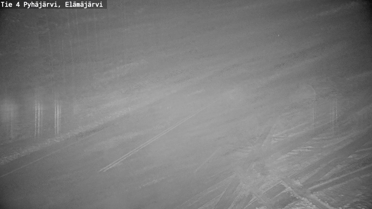 Weather Camera Image Väg 4 Pyhäjärvi, Elämäjärvi, Pyhäjärvi, Pohjois-Pohjanmaa