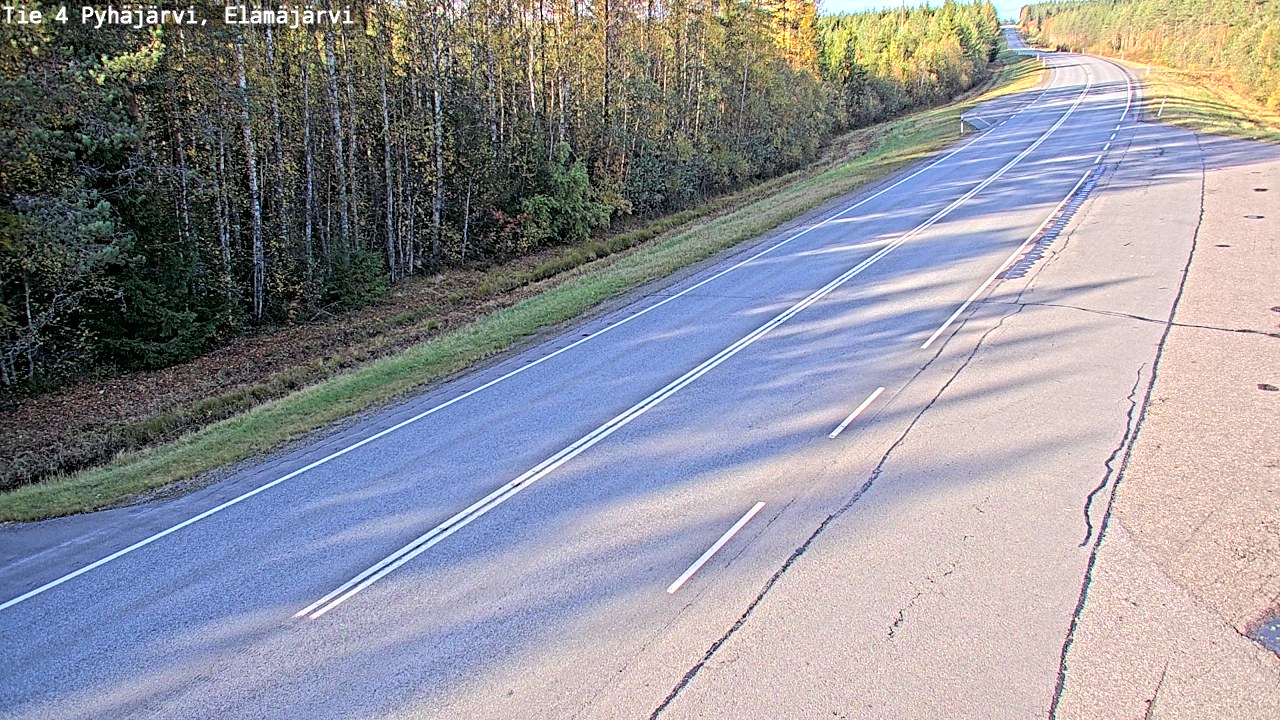 Kelikamerat Kuva Tie 4 Pyhäjärvi, Elämäjärvi, Pyhäjärvi, Pohjois-Pohjanmaa