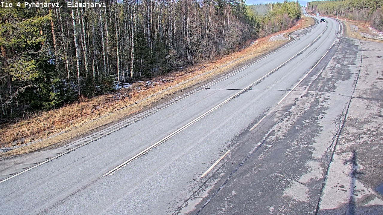 Kelikamerat Kuva Tie 4 Pyhäjärvi, Elämäjärvi, Pyhäjärvi, Pohjois-Pohjanmaa