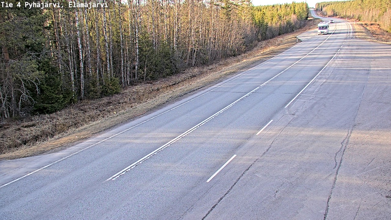 Kelikamerat Kuva Tie 4 Pyhäjärvi, Elämäjärvi, Pyhäjärvi, Pohjois-Pohjanmaa