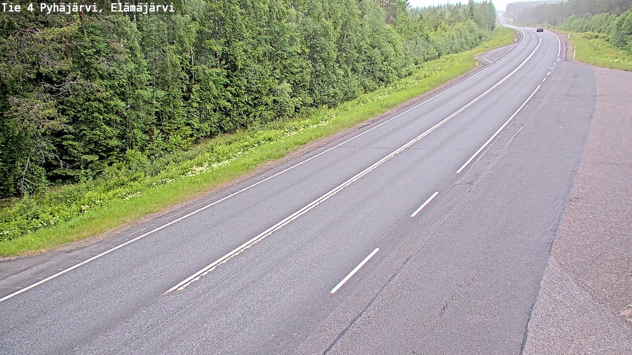 Kelikamerat Kuva Tie 4 Pyhäjärvi, Elämäjärvi, Pyhäjärvi, Pohjois-Pohjanmaa
