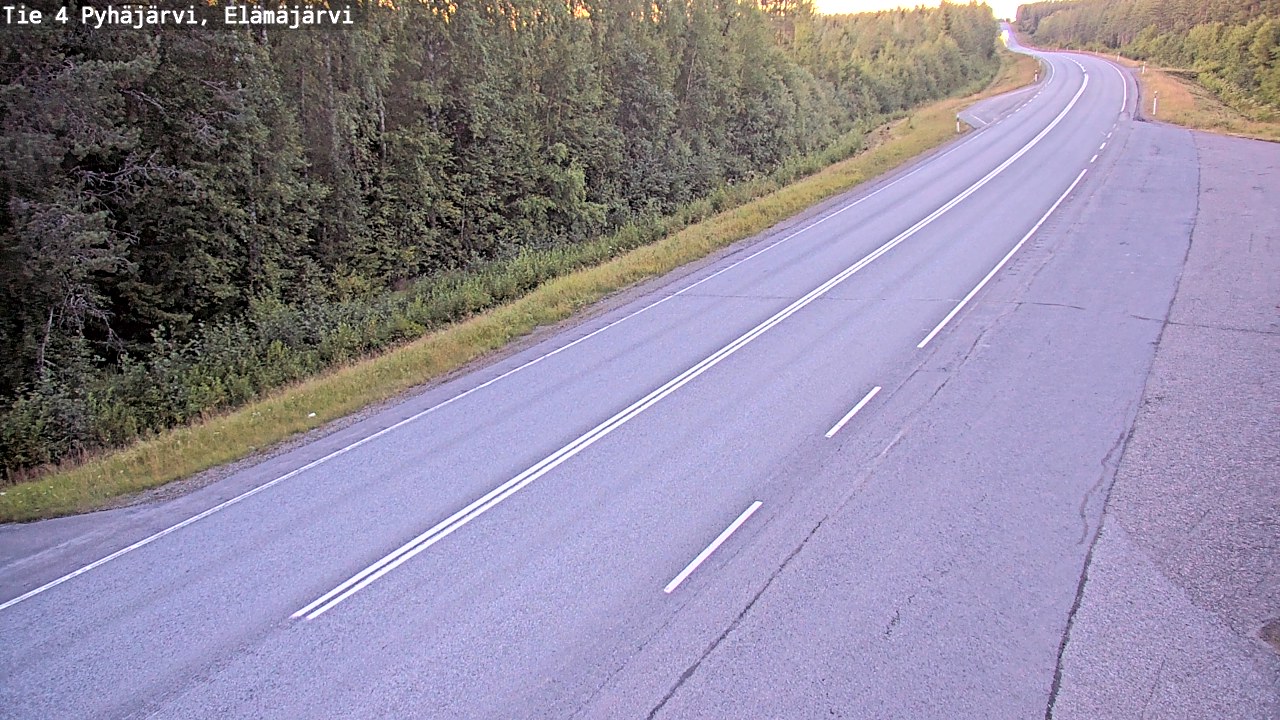 Kelikamerat Kuva Tie 4 Pyhäjärvi, Elämäjärvi, Pyhäjärvi, Pohjois-Pohjanmaa