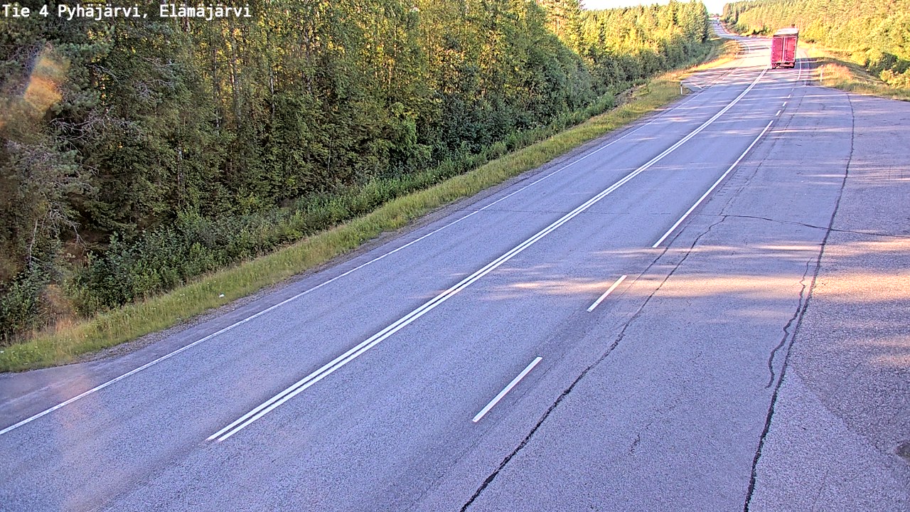 Kelikamerat Kuva Tie 4 Pyhäjärvi, Elämäjärvi, Pyhäjärvi, Pohjois-Pohjanmaa