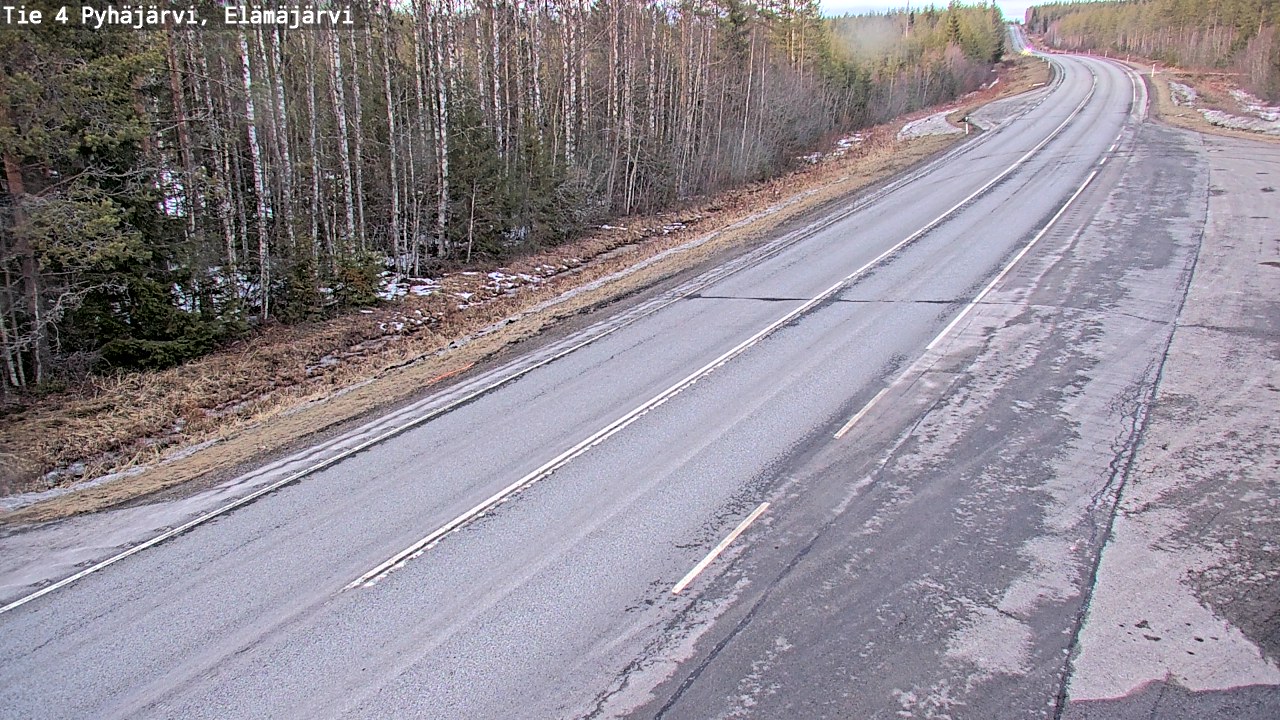 Kelikamerat Kuva Tie 4 Pyhäjärvi, Elämäjärvi, Pyhäjärvi, Pohjois-Pohjanmaa