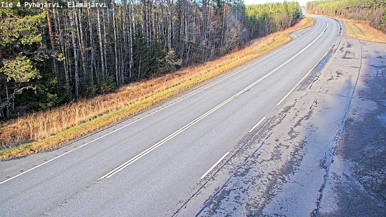 Kelikamerat Kuva Tie 4 Pyhäjärvi, Elämäjärvi, Pyhäjärvi, Pohjois-Pohjanmaa