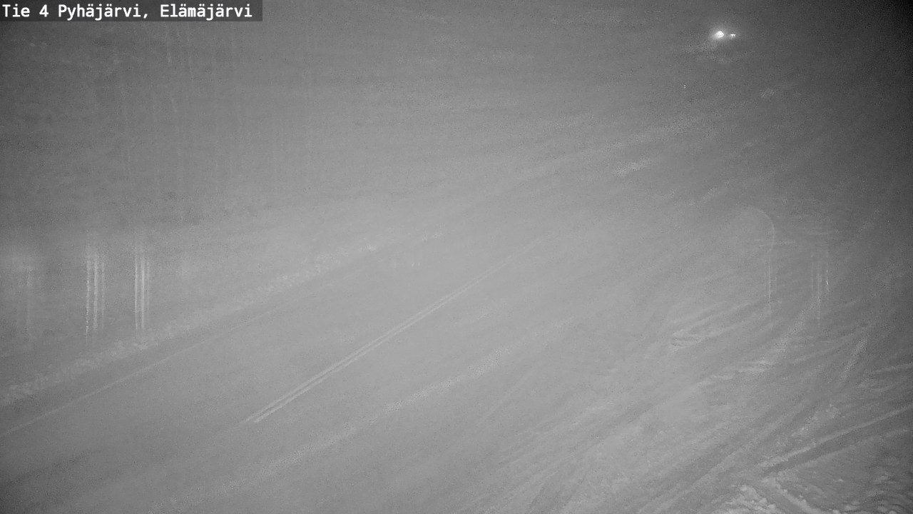 Weather Camera Image Väg 4 Pyhäjärvi, Elämäjärvi, Pyhäjärvi, Pohjois-Pohjanmaa