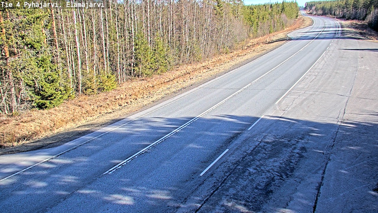 Kelikamerat Kuva Tie 4 Pyhäjärvi, Elämäjärvi, Pyhäjärvi, Pohjois-Pohjanmaa