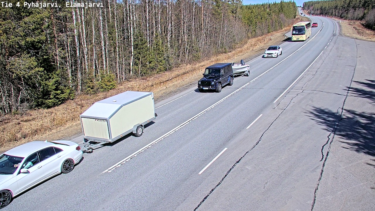 Kelikamerat Kuva Tie 4 Pyhäjärvi, Elämäjärvi, Pyhäjärvi, Pohjois-Pohjanmaa
