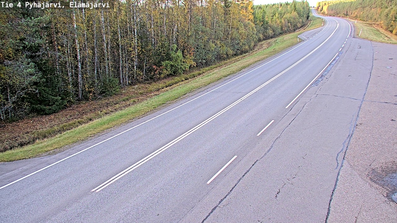 Kelikamerat Kuva Tie 4 Pyhäjärvi, Elämäjärvi, Pyhäjärvi, Pohjois-Pohjanmaa