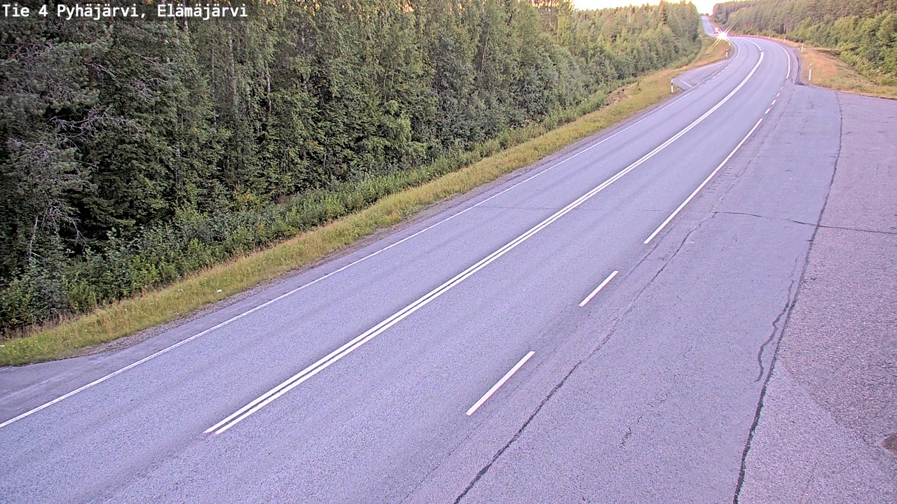 Kelikamerat Kuva Tie 4 Pyhäjärvi, Elämäjärvi, Pyhäjärvi, Pohjois-Pohjanmaa