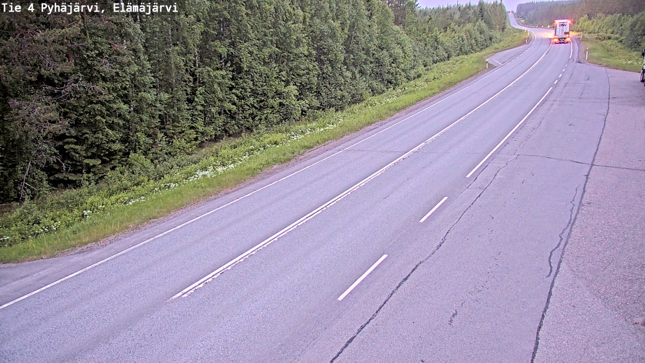 Kelikamerat Kuva Tie 4 Pyhäjärvi, Elämäjärvi, Pyhäjärvi, Pohjois-Pohjanmaa