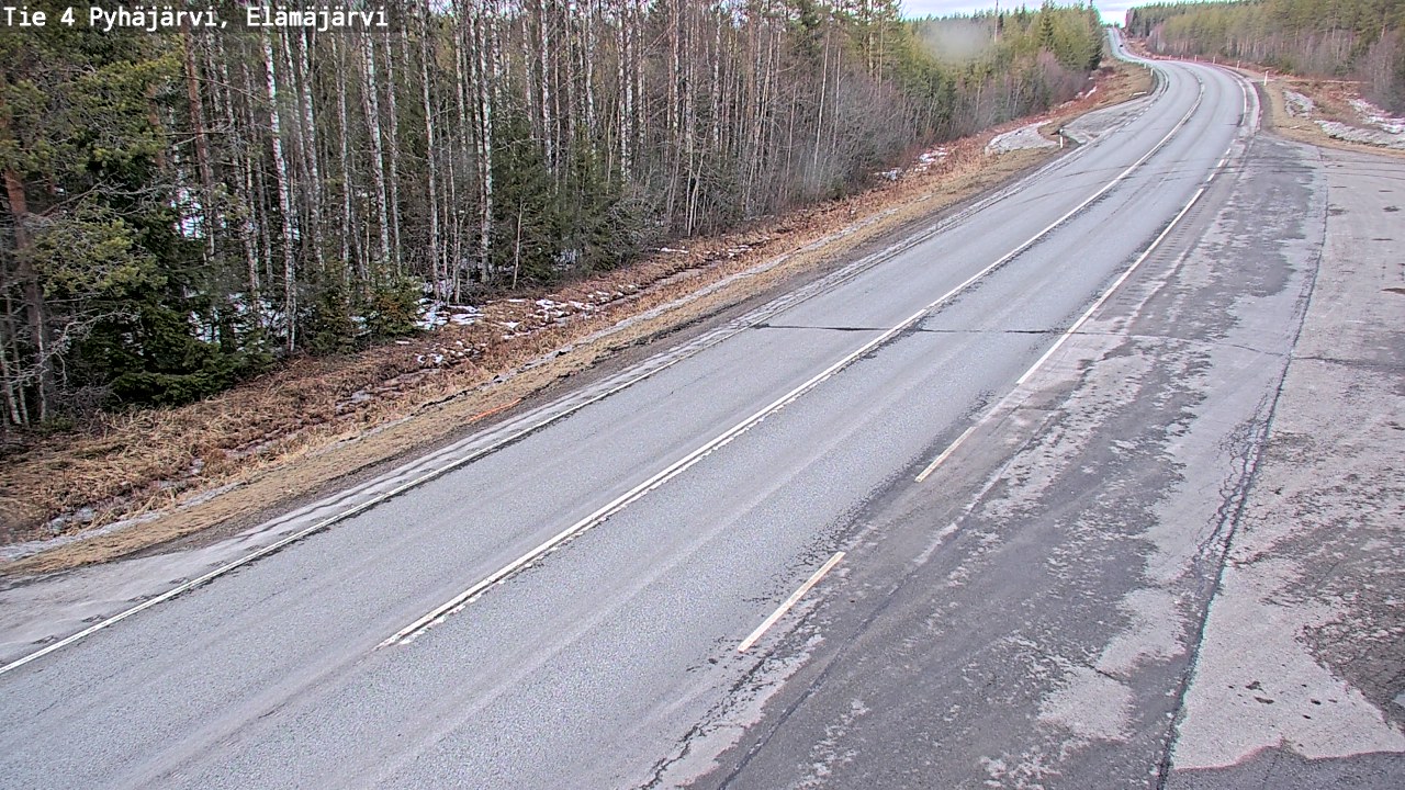 Kelikamerat Kuva Tie 4 Pyhäjärvi, Elämäjärvi, Pyhäjärvi, Pohjois-Pohjanmaa