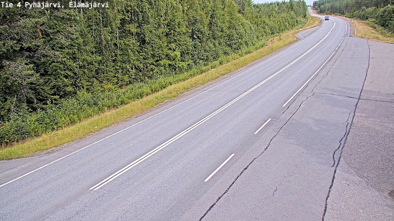 Kelikamerat Kuva Tie 4 Pyhäjärvi, Elämäjärvi, Pyhäjärvi, Pohjois-Pohjanmaa