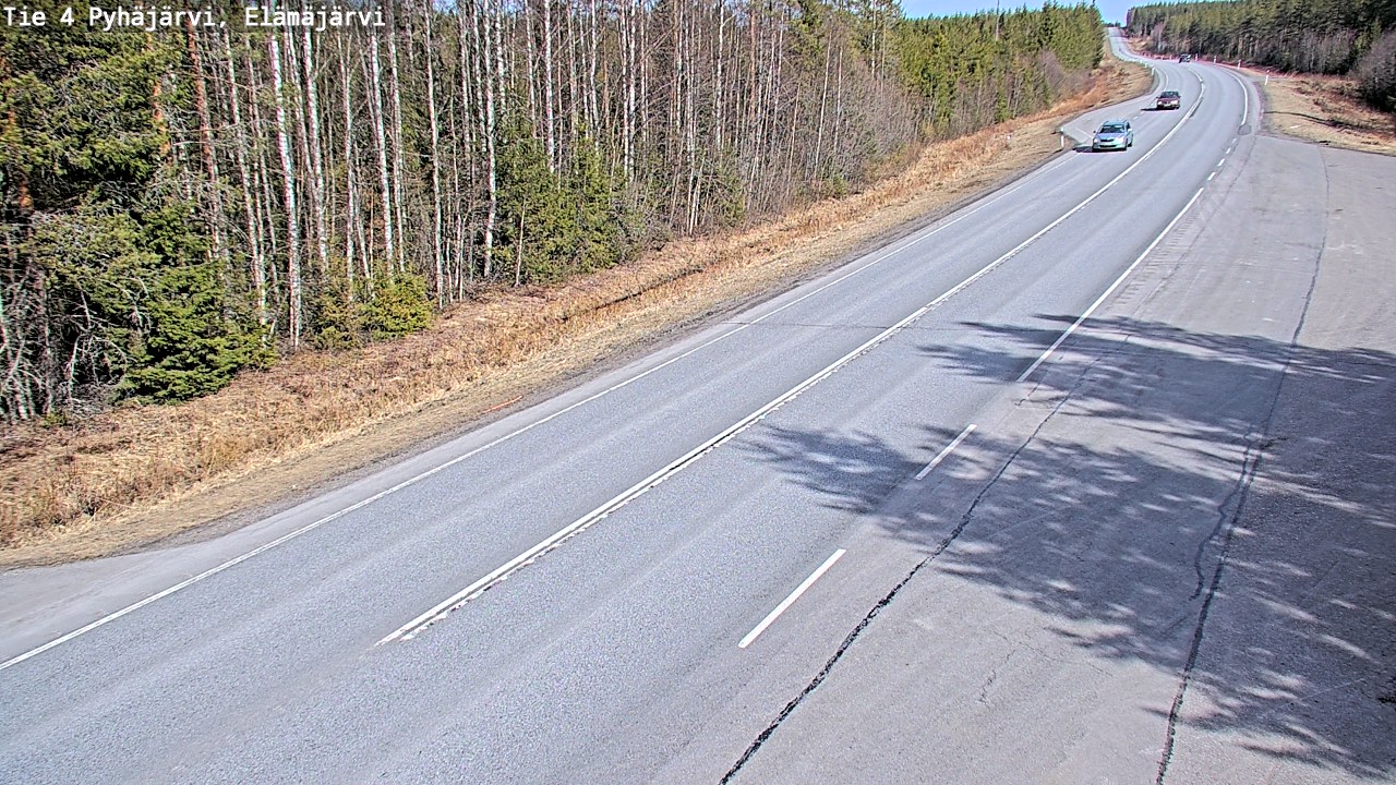Kelikamerat Kuva Tie 4 Pyhäjärvi, Elämäjärvi, Pyhäjärvi, Pohjois-Pohjanmaa